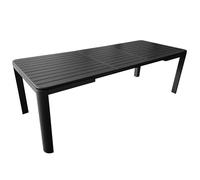 Table de jardin extensible Proloisirs Alma 180 / 240 x 96 cm - Graphite