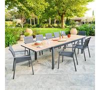 Hespéride – Table de jardin Evasion extensible 12 places Miel