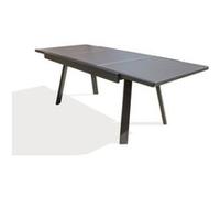 Table de jardin extensible Stockholm en aluminium coloris gris anthracite L.150/225 x l.96 x H.76 cm - DCB GARDEN