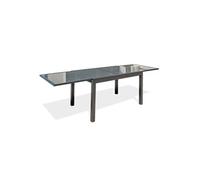 Table de Jardin Extensible "Tolede" 135-270cm Gris Anthracite