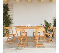 Table de jardin extensible, VIDAXL, 4-6 PERSEONNES, 110-160x80x75 cm, bois de teck solide TT887