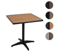 Table de jardin HWC-J95 - HWC-J95 - Table de balcon table de bistrot - Marron - Adulte