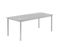Table de jardin Linear Steel 200x75cm LxWxH 200x80x73.5cm