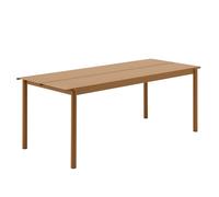 Table de jardin Linear Steel 200x75cm LxWxH 200x80x73.5cm