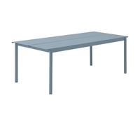 Table de jardin Linear Steel 220x90cm LxWxH 200x90x73.5cm