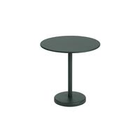 Table de Jardin Linear Steel Café Ø70 Vert Foncé