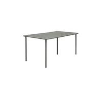 sweeek Table de jardin métal 6-8 places kaki Amelia 160x90xH725cm Kaki