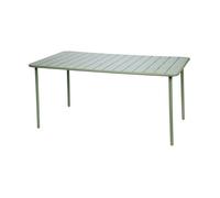 Table de jardin - SWEEEK - Amelia - 6-8 places - Acier - Vert - Rectangulaire