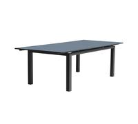 Table jardin extensible 240/300 cm en alu anthracite - Miami
