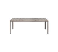 Table de Jardin Nardi 210 x 85 cm Rio Alu Fix 49159.10.000 Tortora
