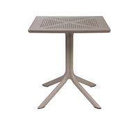Table de Jardin Nardi 70 x 70 cm Clip 70 40084.10.000 Tortora