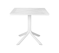 Table de Jardin Nardi 80 x 80 cm Clip 80 40082.00.000 Bianco