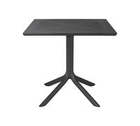 Table de Jardin Nardi 80 x 80 cm Clip 80 40082.02.000 Antracite