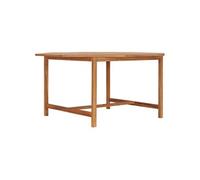 vidaXL Table de jardin 150x150x75 cm Bois de teck solide 49009