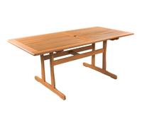 Table De Jardin Osaka - 180 X 90 Cm - Bois Naturel