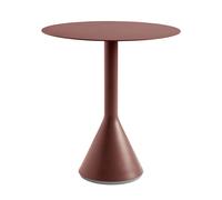 HAY Table ronde Palissade Cone - Ø70_H74cm cm - rouge fer