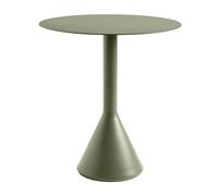 HAY Table ronde Palissade Cone - Ø70_H74cm cm - vert olive