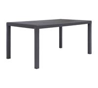 Table de Jardin Plastique Meuble de Terrasse Patio Camping Extérieur vidaXL