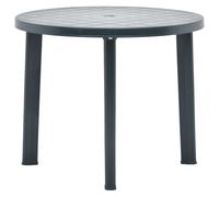 Table de Jardin Plastique Terrasse Patio Bistrot Extérieur Durable vidaXL