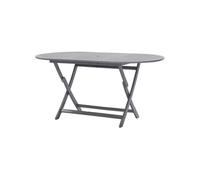 Vidaxl Table Pliable De Jardin 160 X 85 X 75 Cm Bois D'acacia Massif