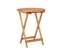Table de jardin pliable Ø60x75 cm Bois d eucalyptus solide
