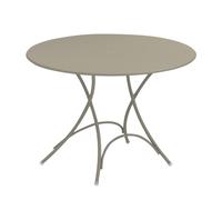 Table de jardin pliable Pigalle Ø105cm H x Ø 74x105cm