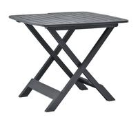 vidaXL Table pliable de jardin Anthracite 79x72x70 cm Plastique