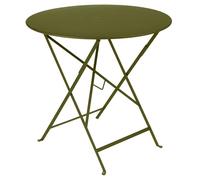 Table de jardin pliante 4 personnes FERMOB Bistro Ø 77 cm - Pesto