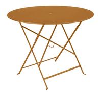 Table de jardin pliante 4 personnes FERMOB Bistro Ø 96 cm - Pain d'épices