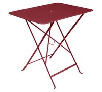 Table de jardin pliante 4 personnes FERMOB Bistro 77 x 57 cm - Piment