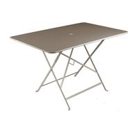 Table de jardin pliante 6 personnes FERMOB Bistro 117 x 77 cm - Muscade