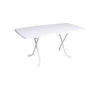 Table de jardin pliante acier époxy - Cola - L.150 x l.90 cm - 6 personnes