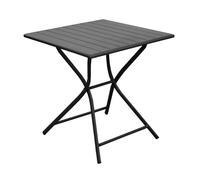Proloisirs - Table de jardin carrée en aluminium 2 personnes Globe Graphite Graphite G