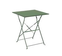 Table de jardin pliante bistrot en acier 60 cm vert cactus - Oviala