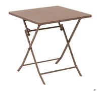 Table de jardin Hesperide Table carrée pliante Greensboro 2p bronze Hespéride - Bronze