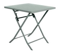 Hespéride - Table de jardin carrée Greensboro pliante 2 places - Acier traité époxy - Vert olive