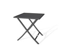 Table de jardin pliante DCB Marius 70 x 70 cm - Gris Anthracite