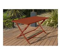 Table à manger de jardin - tb140-terra rectangulaire et pliante Marius
