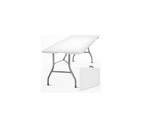 Table de jardin pliante KZ GARDEN 180x75xH74 cm Blanche Polypropylène Blanc https://www.fnac.com/mp48969407/Table-de-jardin-pliante-KZ-GARDEN-180x75xH74-cm-Blanche-Polypropylene/w-4?oref=e4c0704c-53c5-17ca-3c73-736af8b22104