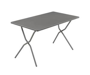 Table de jardin pliante LAFUMA Balcony 120 x 70 cm - Gris Titane