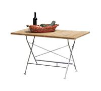 Table de jardin pliante Lucca WxHxD 120x75x70cm