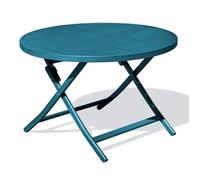 Table de Jardin Pliante "Marius" 110cm Bleu Canard Bleu G
