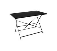 Table de Jardin Pliante "Palerme" 110cm Noir