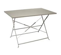 Table de Jardin Pliante "Palerme" 110cm Taupe