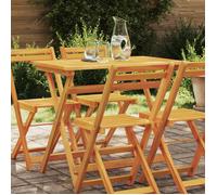 Table de jardin pliante Rectangulaire 100x55x75 cm Bois massif Acacia
