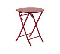 Table De Jardin Ronde Greensboro Ø 60 Cm Groseille Multicolore