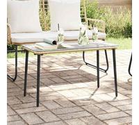 Table de Jardin polyrotin patio en Rotin Moderne Terrasse balcon Petite vidaXL v
