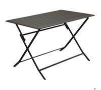 Table de jardin - PROLOISIRS - Lorita - Pliable - Acier - 110 x 71 x 70 cm