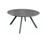 Table de jardin - PROLOISIRS - Seven - Ronde - Aluminium - 150 cm - Graphite