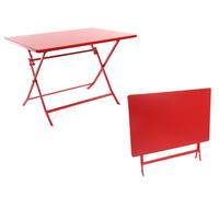 Table De Jardin Rectangle Greensboro 110 X 70 Cm Groseille - Hespéride Multicolore